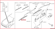 OEM WIPER BLADE B8890U45XB