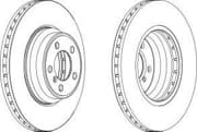 OEM BRAKE DISC FRT VENT E60/E65 DDF1245C1