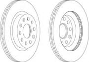 OEM BRAKE ROTOR DDF1223