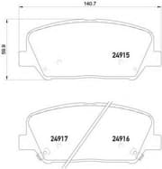 OEM PAD KIT, DISC BRAKE P30065