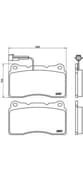 OEM Brake Pad FR GHIBLI III (M157) 3.0 [13-18] P23115