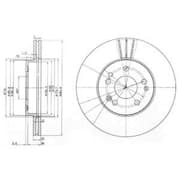 OEM BRAKE DISC (DOUBLE PACK) BG2345