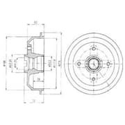 OEM BRAKE DRUM BF107