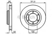 OEM DISC, FR 0986478580