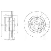 OEM BRAKE DISC (DOUBLE PACK) BG3795