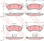 OEM PAD KIT, DISC BRAKE GDB1379