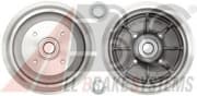 OEM Brake Drums + Bearing/ABS Ring 3439SC