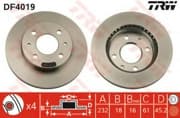 OEM BRAKE ROTOR DF4019