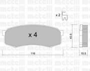 OEM PAD KIT, DISC BRAKE 2204320