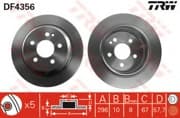 OEM BRAKE DISC/RR/VIANO/VITO DF4356