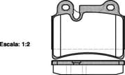 OEM BRAKE PAD 124000