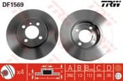 OEM DISC BRAKE ROTOR DF1569