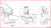 OEM LAMP ASSY, REAR 26555CL61D