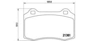 OEM brakepad P36020