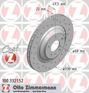 OEM BRAKE ROTOR 100332152