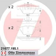 OEM [216771951]BRAKE PAD 216771951