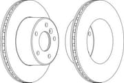 OEM BRAKE DISC FR 22MM-DISCOVERYII DDF1379C1