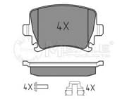 OEM BRAKE PAD-VW 0252391417