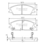 OEM BRAKE PADS FRONT J3600539