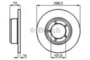 OEM BREMSSCHEIBE 0986478827