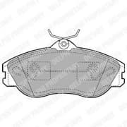 OEM BRAKE PAD AXLE SET LP1445