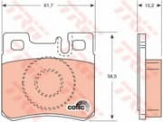 OEM PAD KIT, DISC BRAKE GDB987