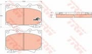 OEM PAD KIT, DISC BRAKE GDB3197