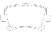 OEM BRAKE PAD SET 4F0698451D