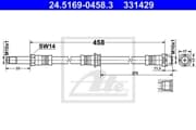 OEM HOSE ASSY, BRAKE 24516904583