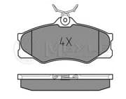 OEM DISC BRAKE PAD SET 0252097919