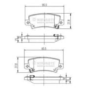 OEM BRAKE PADS REAR J3612025