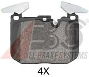 OEM Brake Pads/ABS 37954