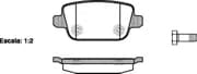 OEM Brake Pad Set, disc brake 125600