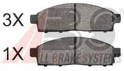 OEM PAD KIT, DISC BRAKE 37624