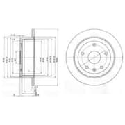 OEM BRAKE DISC (DOUBLE PACK) BG3554