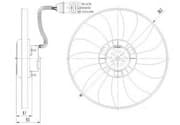 OEM MOTOR ASSY, COOLING FAN 47410