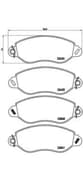 OEM PAD KIT, DISC BRAKE P24053