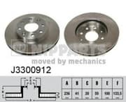 OEM NIPPARTS BRAKE DISCS J3300912