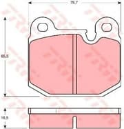 OEM PAD KIT, DISC BRAKE GDB654