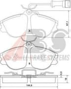 OEM Brake Pads/ABS 36856