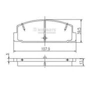 OEM PAD KIT, DISC BRAKE J3613002