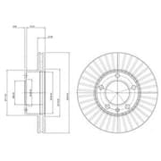 OEM BRAKE DISC (SINGLE PACK) BG9692