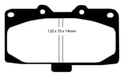 OEM PAD KIT, DISC BRAKE DP31200C