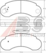 OEM Brake Pads/ABS 36828