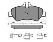 OEM BRAKE PAD-SPRINTER(906) 0252919019