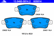 OEM PAD KIT, DISC BRAKE 13046058142