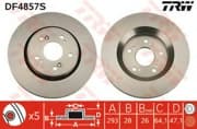 OEM BRAKE DISC ROTOR DF4857S