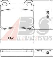 OEM PAD KIT, DISC BRAKE 36498