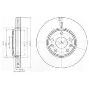 OEM BRAKE DISC (DOUBLE PACK) BG4264