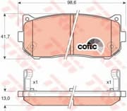 OEM PAD KIT, DISC BRAKE GDB3203